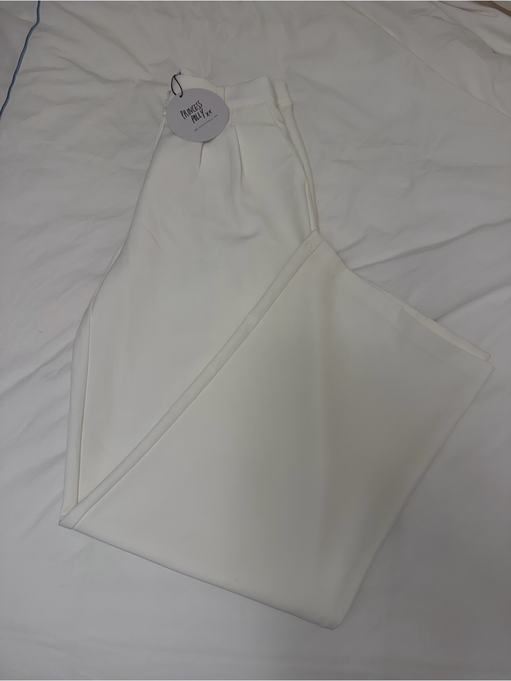 NWT Princess Polly Archer Pants White - Picture 2 of 6